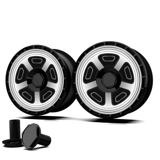 Tesla wheel cover scratch repair - light scuffs on a Tesla wheel cover can be polished out at home