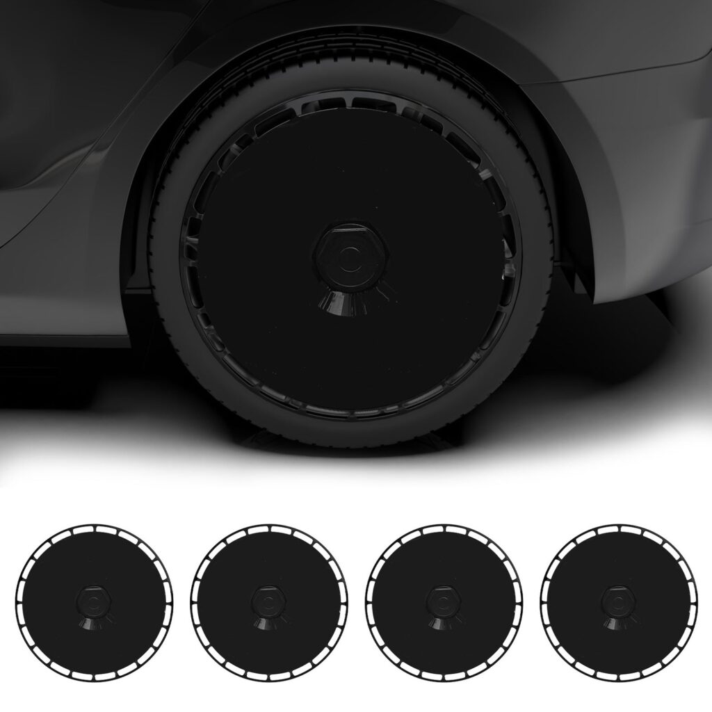 Tesla wheel covers making noise due to loose clips or poor fitment